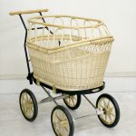 プスプス　ブラックシリーズ本体　東京乳母車　バスケット式ベビーカー