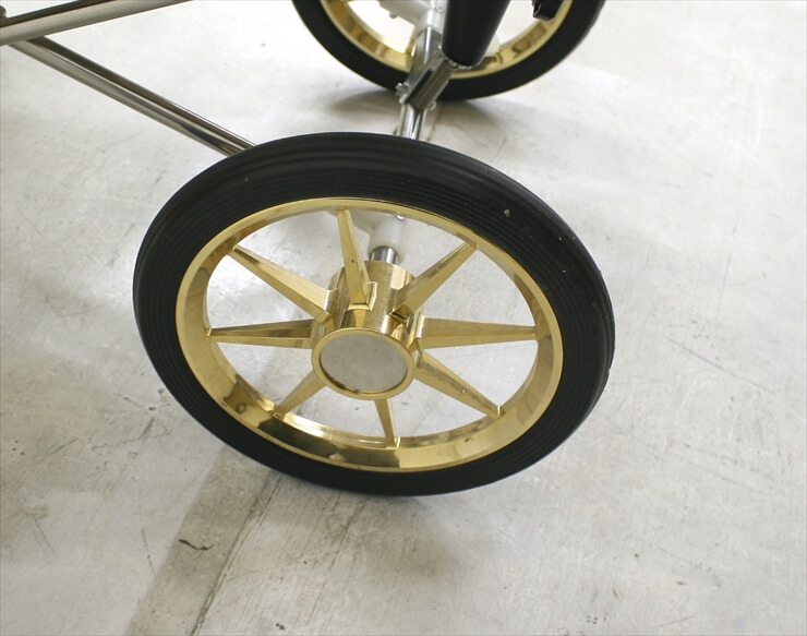 プスプス　ブラックシリーズ本体　東京乳母車　バスケット式ベビーカー