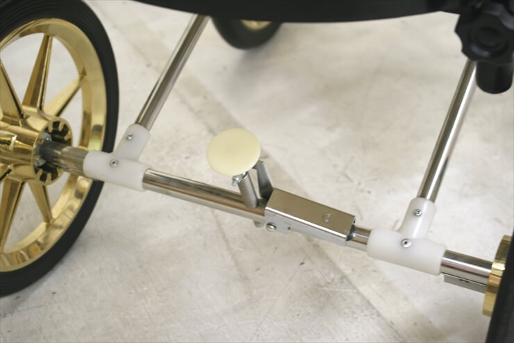 プスプス　ブラックシリーズ本体　東京乳母車　バスケット式ベビーカー