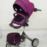 STOKKE XPLORY ストッケ エクスプローリー パープル キャリーコット付き