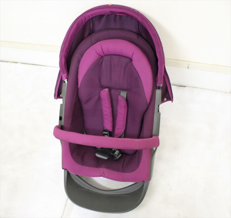 STOKKE XPLORY ストッケ エクスプローリー パープル キャリーコット付き