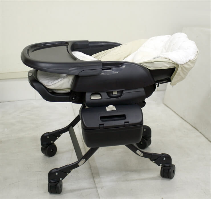 フェアレット オートスウィング ラグジュア ショコラノワール 電動ハイローチェア コンビ