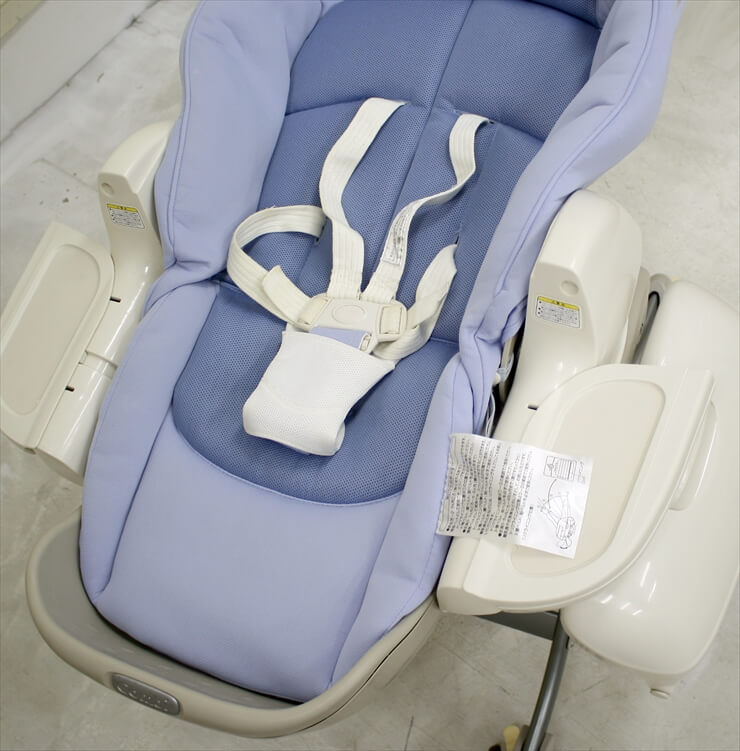 ロアンジュ オートスウィング RU-650 ブルー コンビ製ハイローチェア 電動