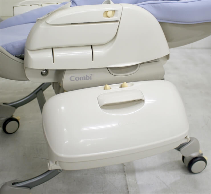 ロアンジュ オートスウィング RU-650 ブルー コンビ製ハイローチェア 電動