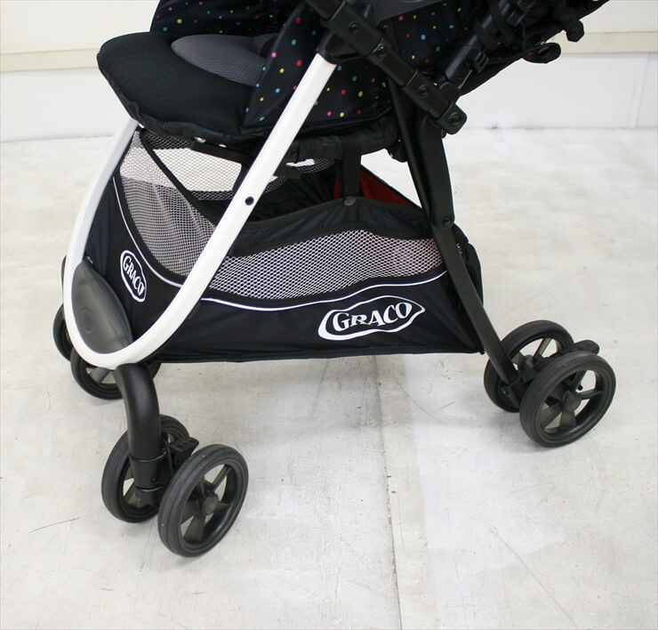 シティエース カラフルドット グレコ製ベビーカー
