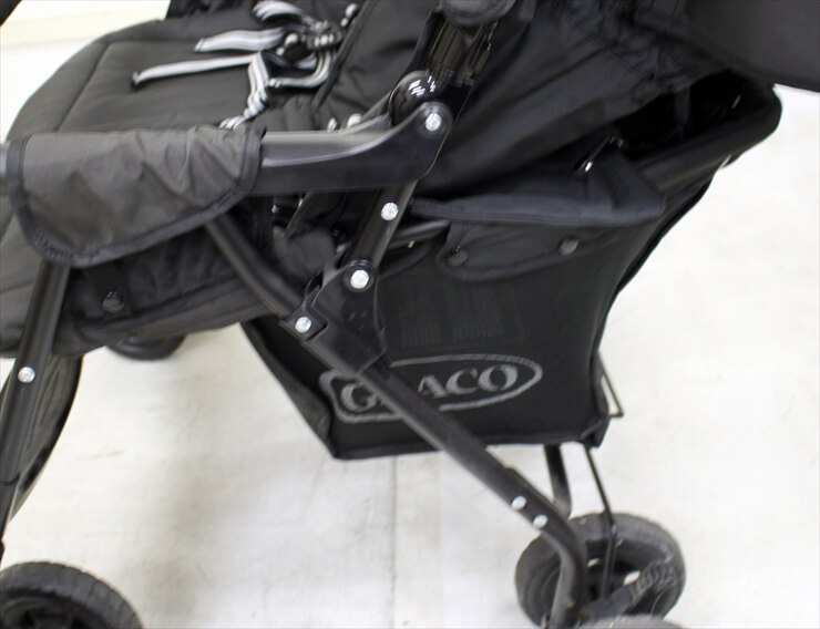 デュオスポーツプラス ブラック グレコ製2人乗りベビーカー