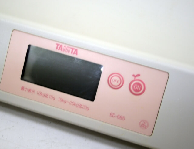 デジタルベビースケール BD-585 ホワイト タニタ