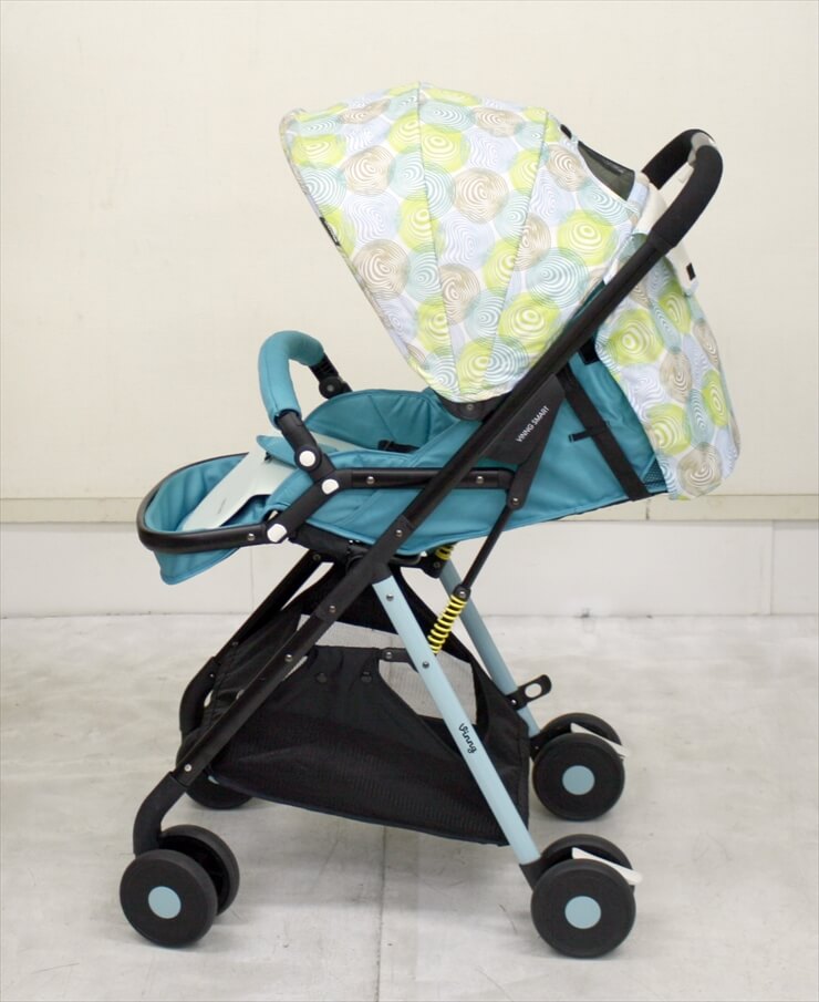 Newox 背面ベビーカー コンパクトバギー 水色
