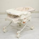 レミニスS ピュアベージュ コンビ製ハイローチェア 手動