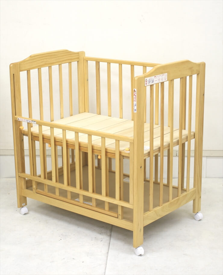 ミニ立ちベッド ナチュラルF カトージ製ベビーベッド
