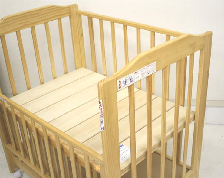 ミニ立ちベッド ナチュラルF カトージ製ベビーベッド