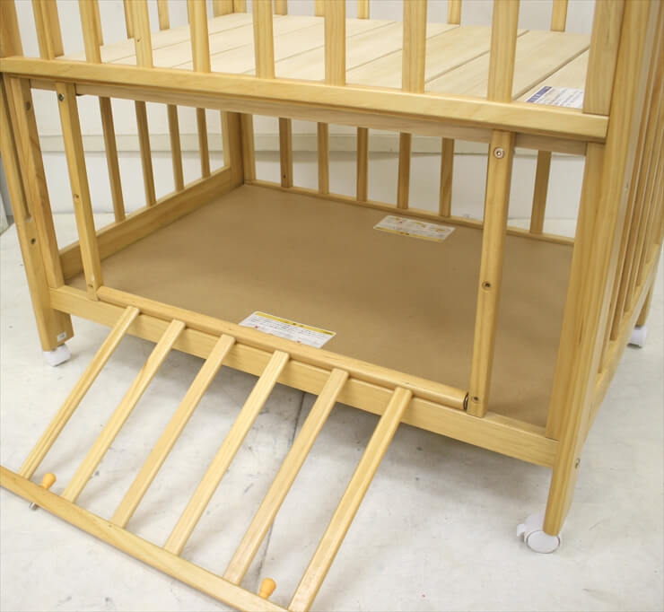 ミニ立ちベッド ナチュラルF カトージ製ベビーベッド