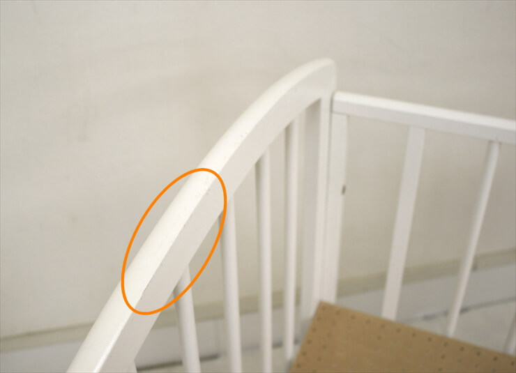 ミニ立ちベッドビアンコ ホワイト カトージ