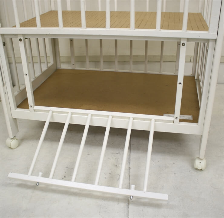 ミニ立ちベッドビアンコ ホワイト カトージ