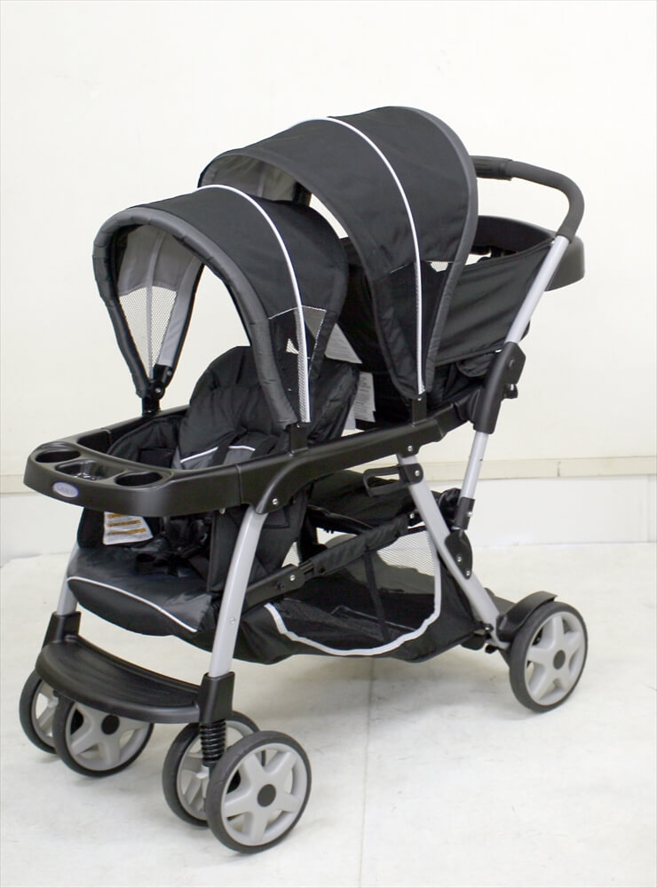 美品】グレコ レディ２グロウ Graco Ready 2Grow オニキス GRACO製二人乗りベビーカー A1751504 | キッズファン