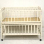 アン ハイタイプベッド ホワイト キンタロー製ベビーベッド