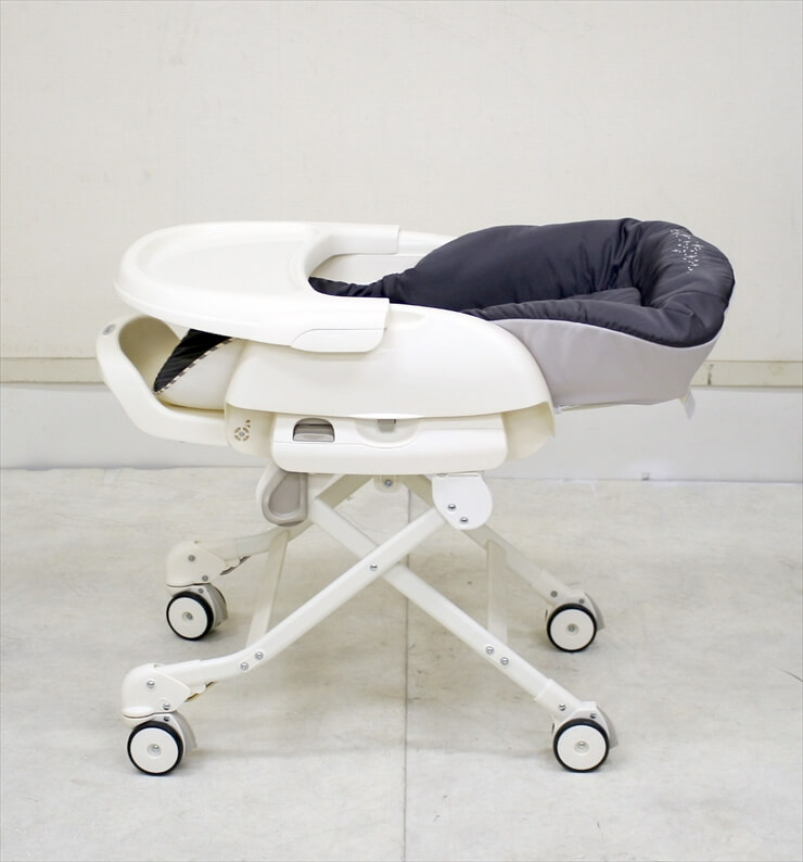 ネムリラFF セサミグレー コンビ製ハイローチェア 手動