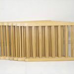 木製ベビーサークル123 8枚 ウッドプレイペン ナチュラル