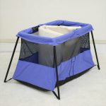 プレイヤードトラベルクリブ ブルー ベビービョルン