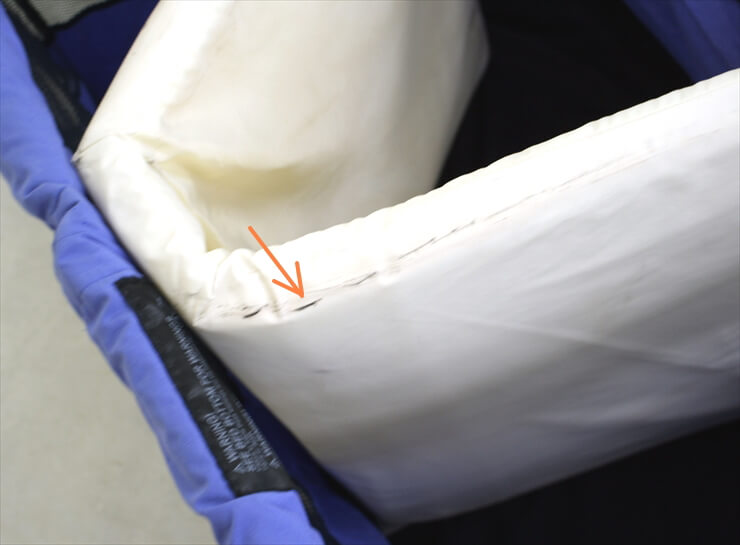 プレイヤードトラベルクリブ ブルー ベビービョルン