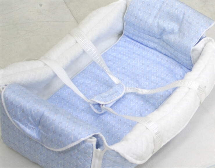 バッグdeクーファン プチアンジェ　サックス フジキ