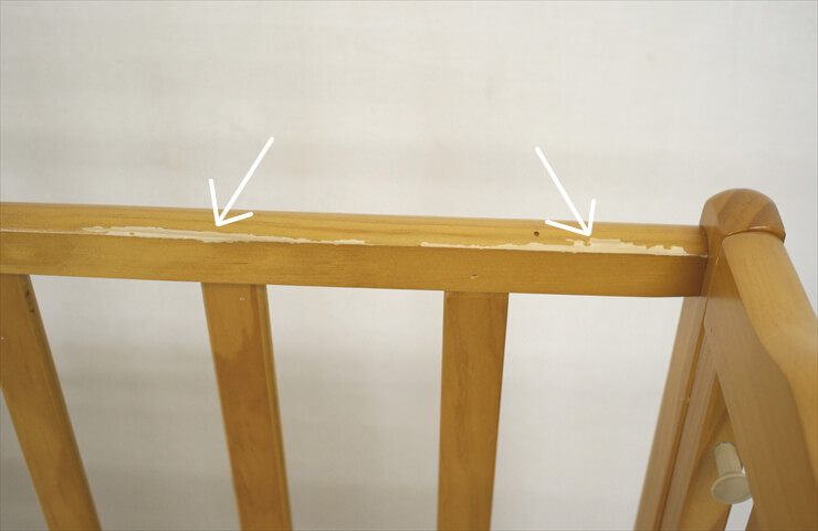 Wオープンママ楽高床ミニベッド-N ナチュラル 大和屋製ベビーベッド