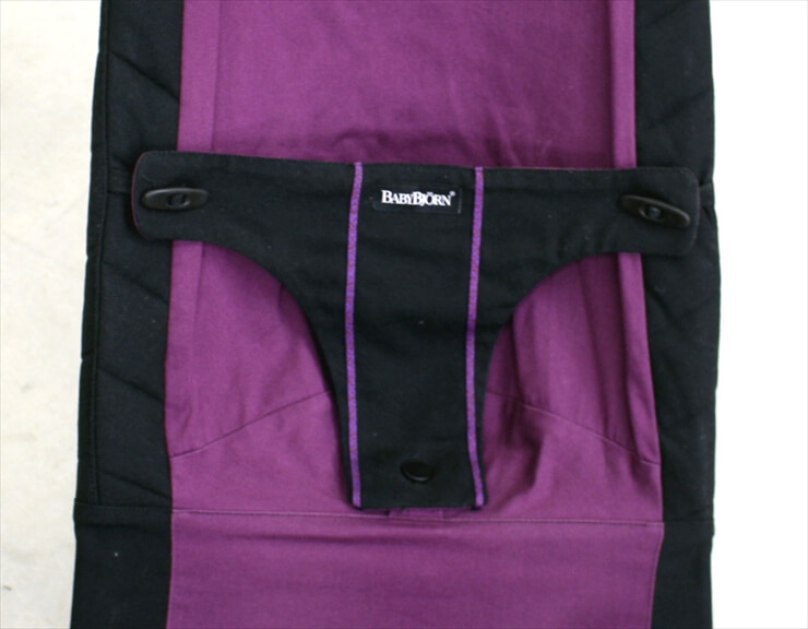 ベビーシッターバランス  コットン ブラック／パープル