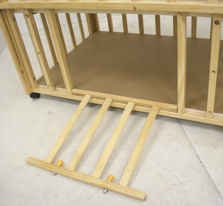 happinessミニサイズベビーベッド ヤトミ製 ナチュラル