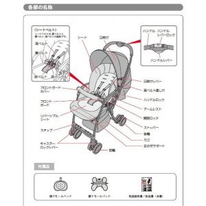 フライル ネロストライプ用 フロントガードカバー アップリカ純正