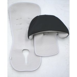 マシュマロベッドグランデWサーモ1000 アトミックブラック用 シートパッド・フットプロテクターBのセット アップリカ純正