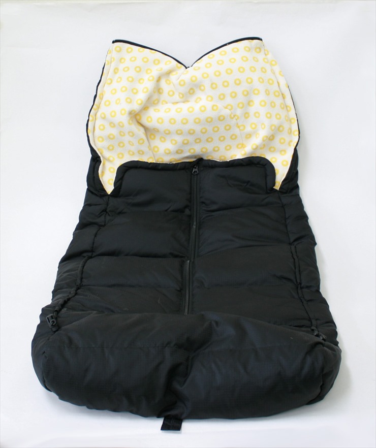 エアバギー純正ダウンフットマフ ブラック