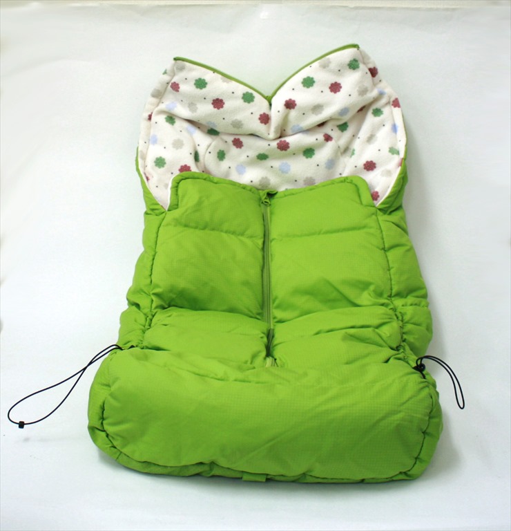 エアバギー純正ダウンフットマフ アップルグリーン