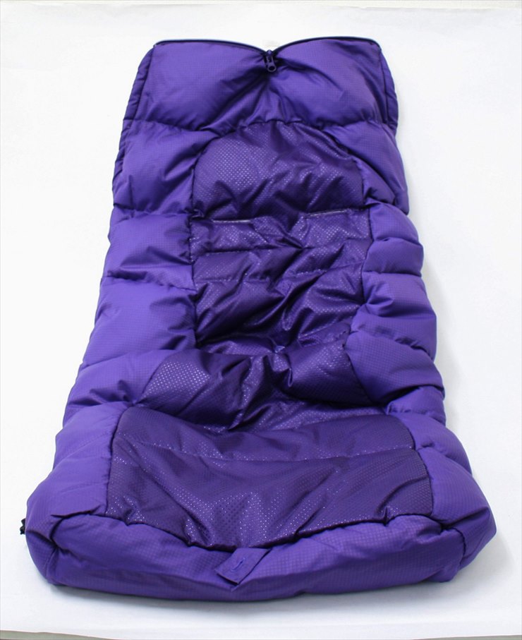 エアバギー純正ダウンフットマフ&ダウンハンドマフのセット グレープ