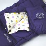 エアバギー純正ダウンフットマフ&ダウンハンドマフのセット グレープ