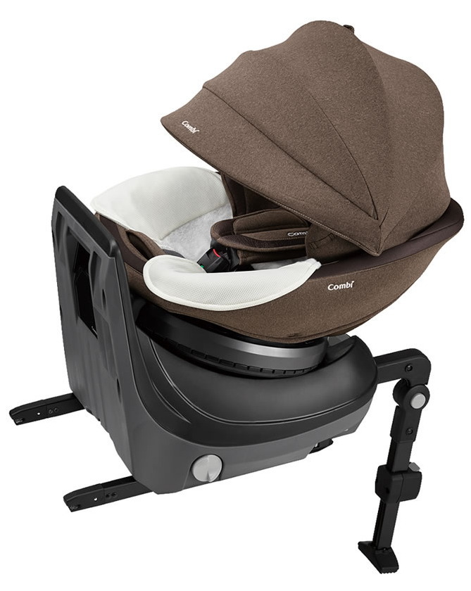 ホワイトレーベル クルムーヴ スマート ISOFIX エッグショック JJ-650 ブラウン