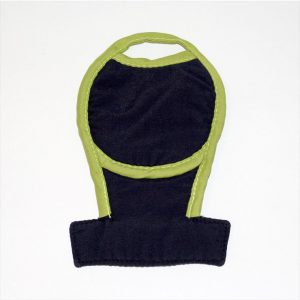 マキシコシ カブリオフィックス用 股ベルトカバー ネイビー×グリーン チャイルドシート MAXI-COSI純正