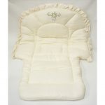 共通洗い替えクッション ハイ＆ローラック用 ワッフルアイボリー コンビ純正