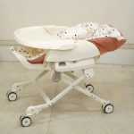 ネムリス アスタリスクアイボリー コンビ製手動ハイローチェア