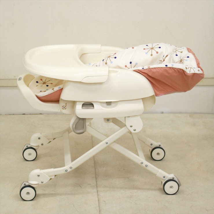 ネムリス アスタリスクアイボリー コンビ製手動ハイローチェア