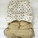 エアバギー純正ダウンフットマフ キャメル