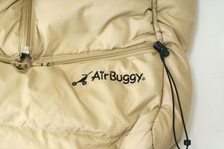エアバギー純正ダウンフットマフ キャメル