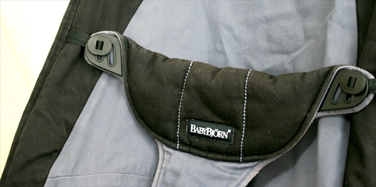 バウンサー バランス ソフト ブラック コットン ベビービョルン