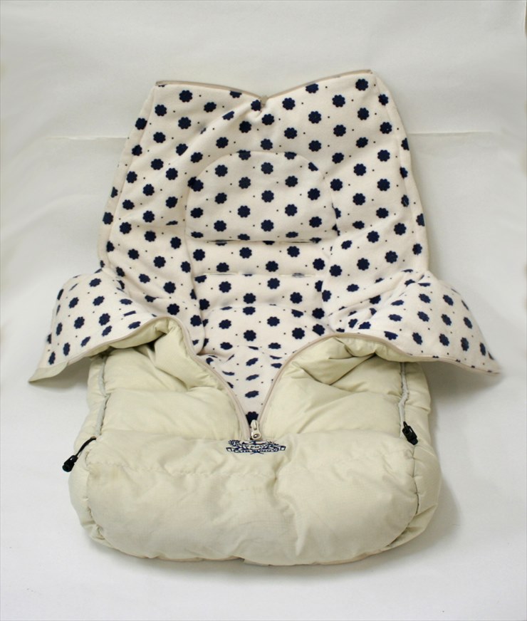 エアバギー純正ダウンフットマフ&ダウンハンドマフのセット クルーズライン プラチナアーモンド