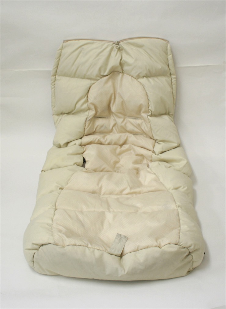 エアバギー純正ダウンフットマフ&ダウンハンドマフのセット クルーズライン プラチナアーモンド