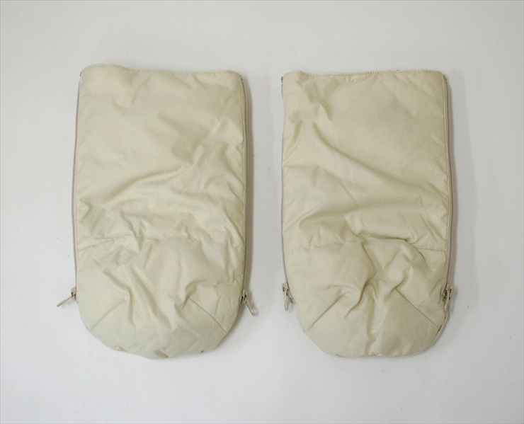 エアバギー純正ダウンフットマフ&ダウンハンドマフのセット クルーズライン プラチナアーモンド