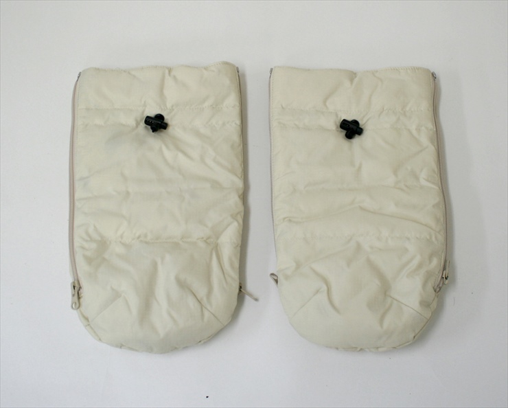 エアバギー純正ダウンフットマフ&ダウンハンドマフのセット クルーズライン プラチナアーモンド