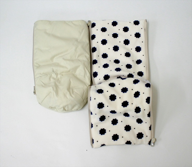 エアバギー純正ダウンフットマフ&ダウンハンドマフのセット クルーズライン プラチナアーモンド