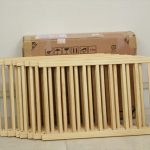 木製ベビーサークル123 8枚  ウッドプレイペン ナチュラル