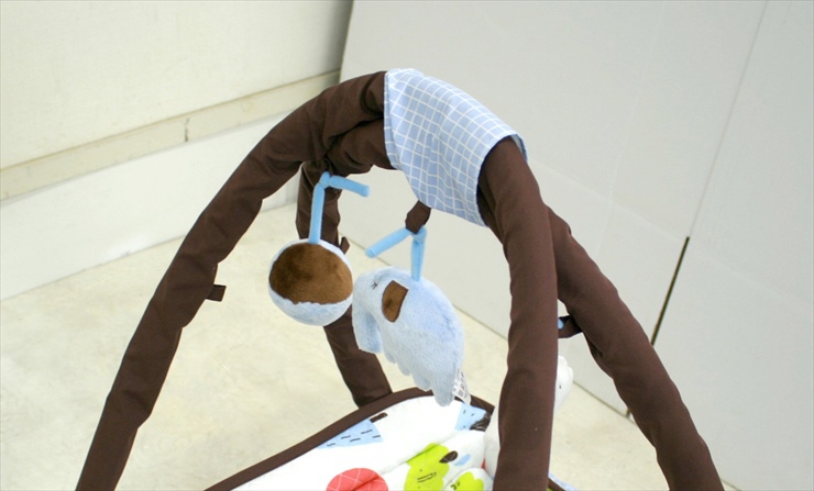 ゾウさんポータブルベッド＆プレイジム マスダビジョン