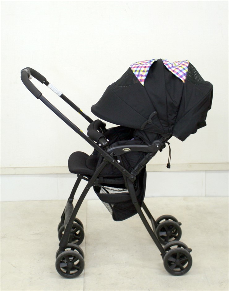 カルーンプラス ハイシート チェックBK アップリカ